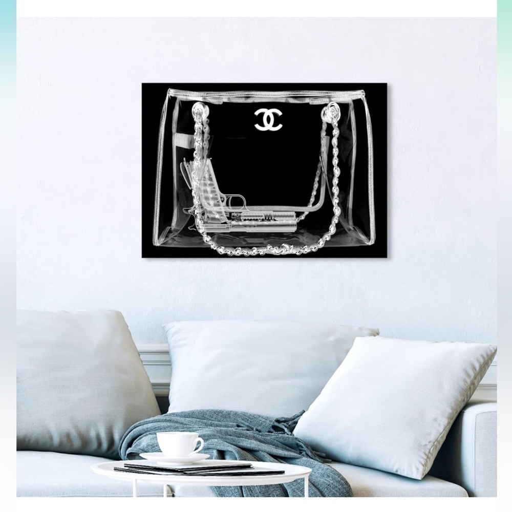 “ Coveted Bag Noir” Coco Chanel handbag, print picture~ Office home decor